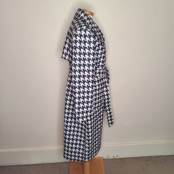 NVLT Belted Lined Herringbone Trench Coat - Size Medium NWT - Picture 9 of 12